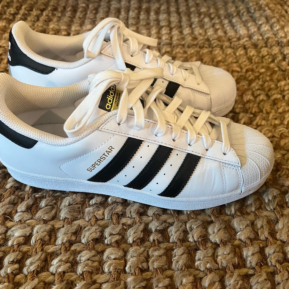 Adidas White and Black Sneakers - Picture 2 of 3